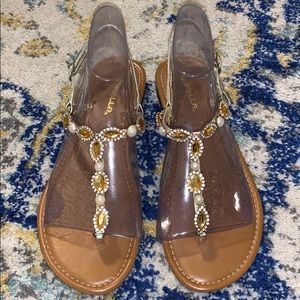 Marbella T-strap sandal